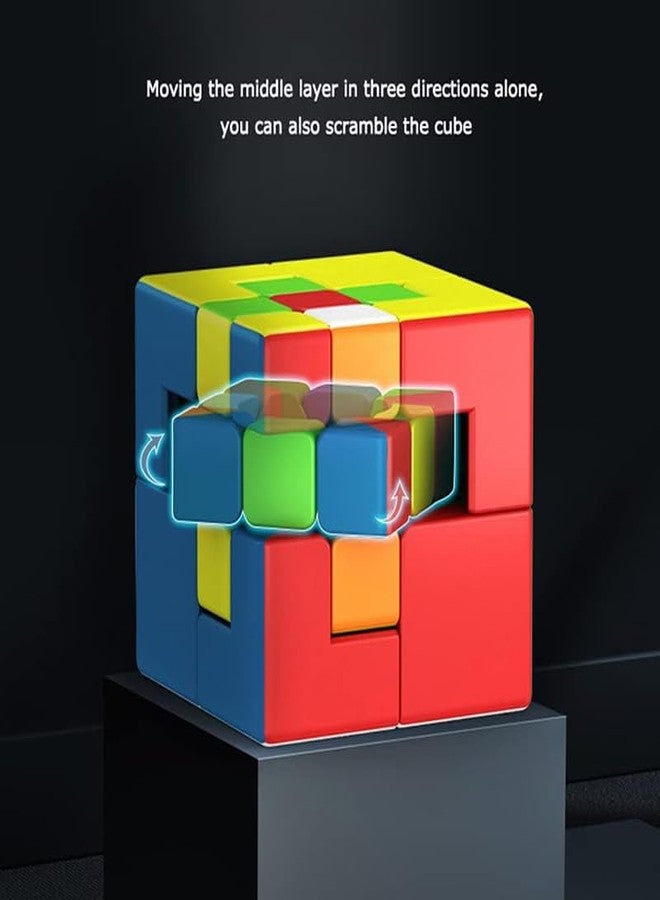 HAWKISTER all ages Moyu Meilong Puppet Speed Cube II Stickerless Magic Cube Puzzle - Image 5